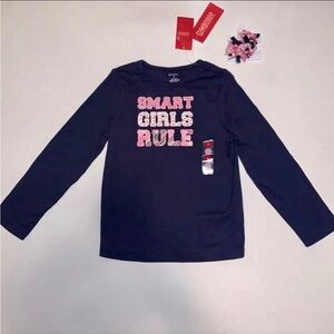 Gymboree Girls Top Long Sleeve Shirt New NWT 6 Hair